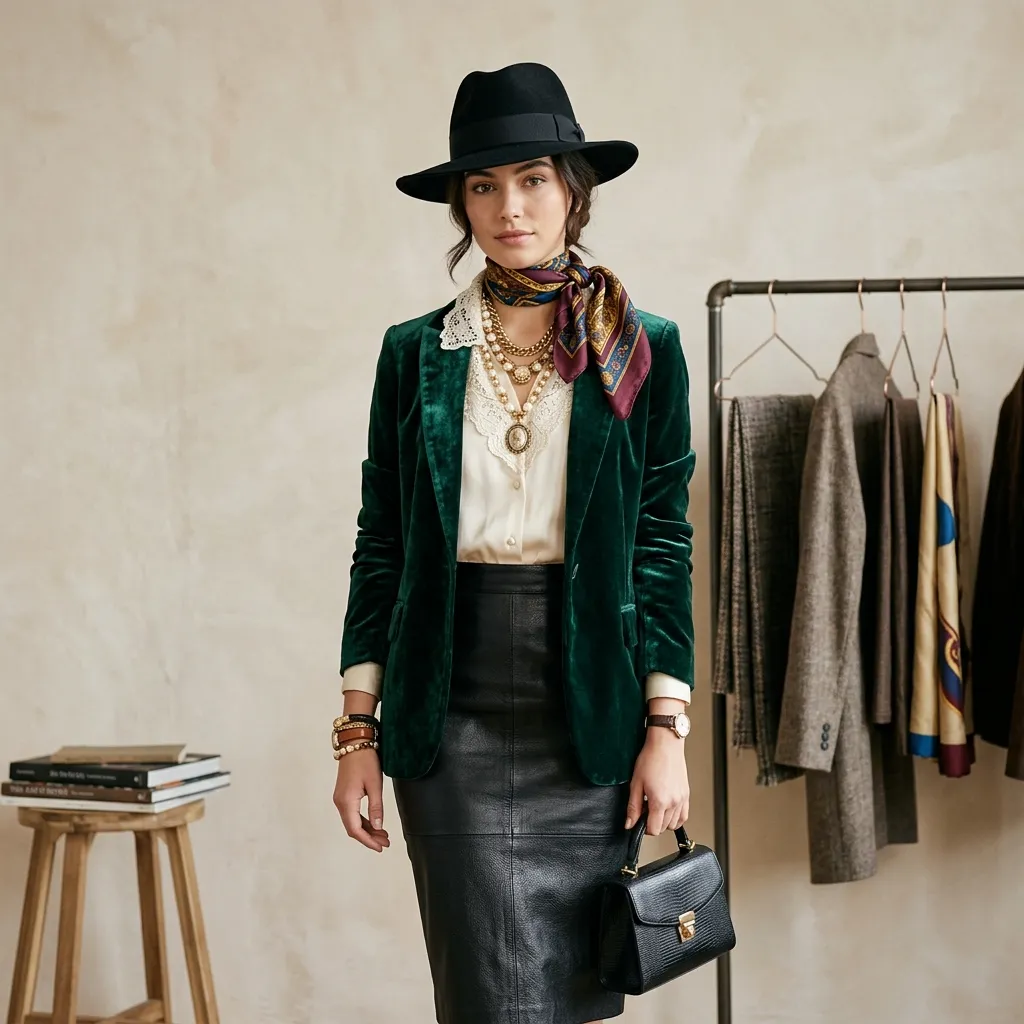 Enhancing Looks with Textures, Fabrics, and Accessories