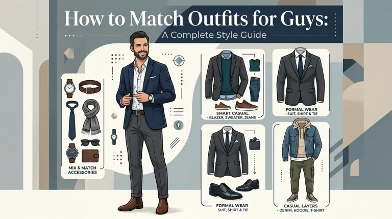How to Match Outfits for Guys: A Complete Style Guide How to Match Outfits for Guys: A Complete Style Guide